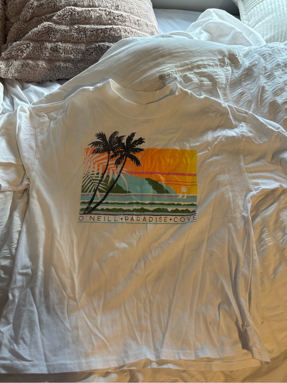 O'Neill Women’s White Paradise Cove Graphic Tee